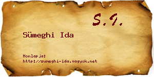 Sümeghi Ida névjegykártya
